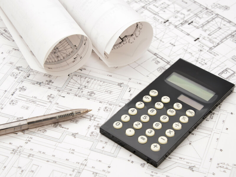 図面の計算上の数値イメージ